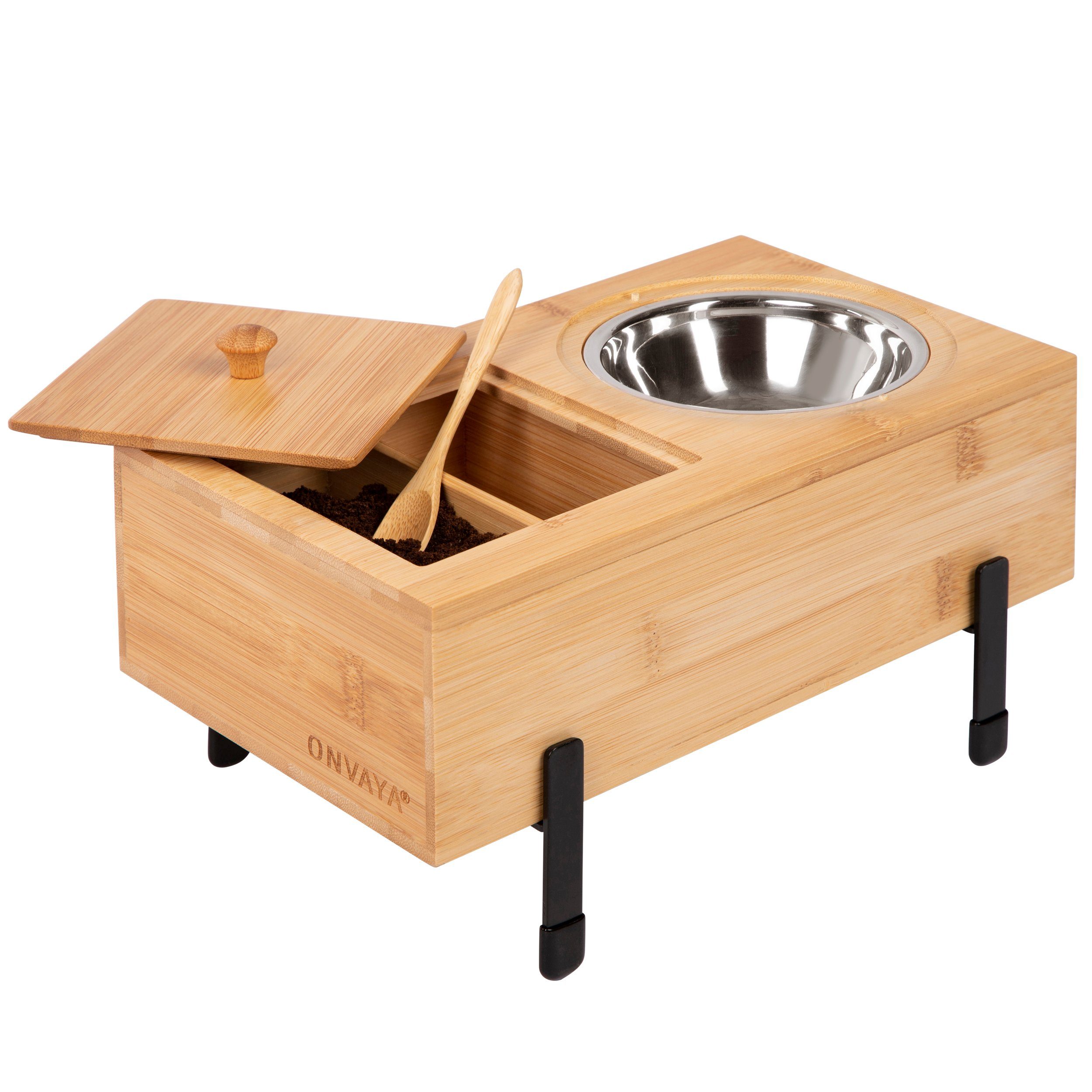 ONVAYA Räucherbox Wespen Edelstahl Feuerschale, Kaffee Aufbewahrungsfach