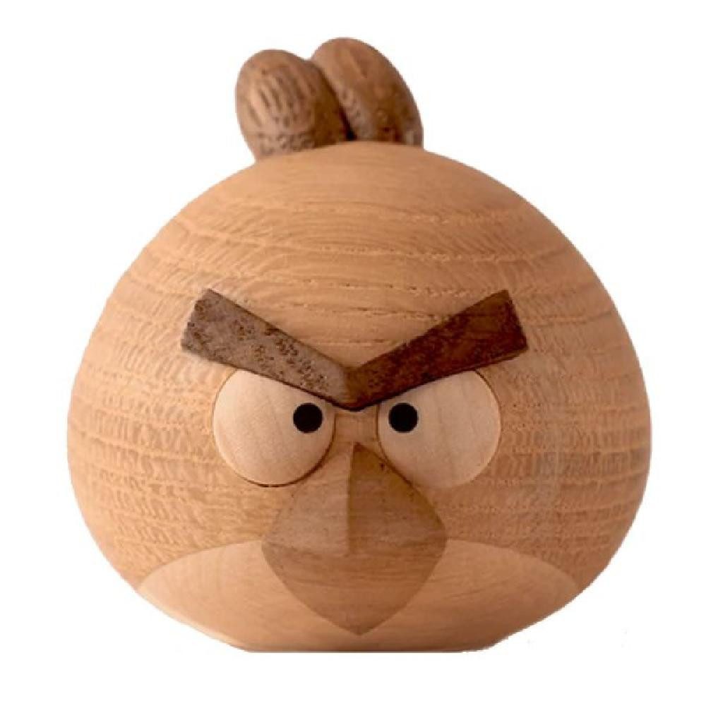 Boyhood Skulptur boyhood Holzskulptur Angry Birds x Red Small Eichenholz (7cm)