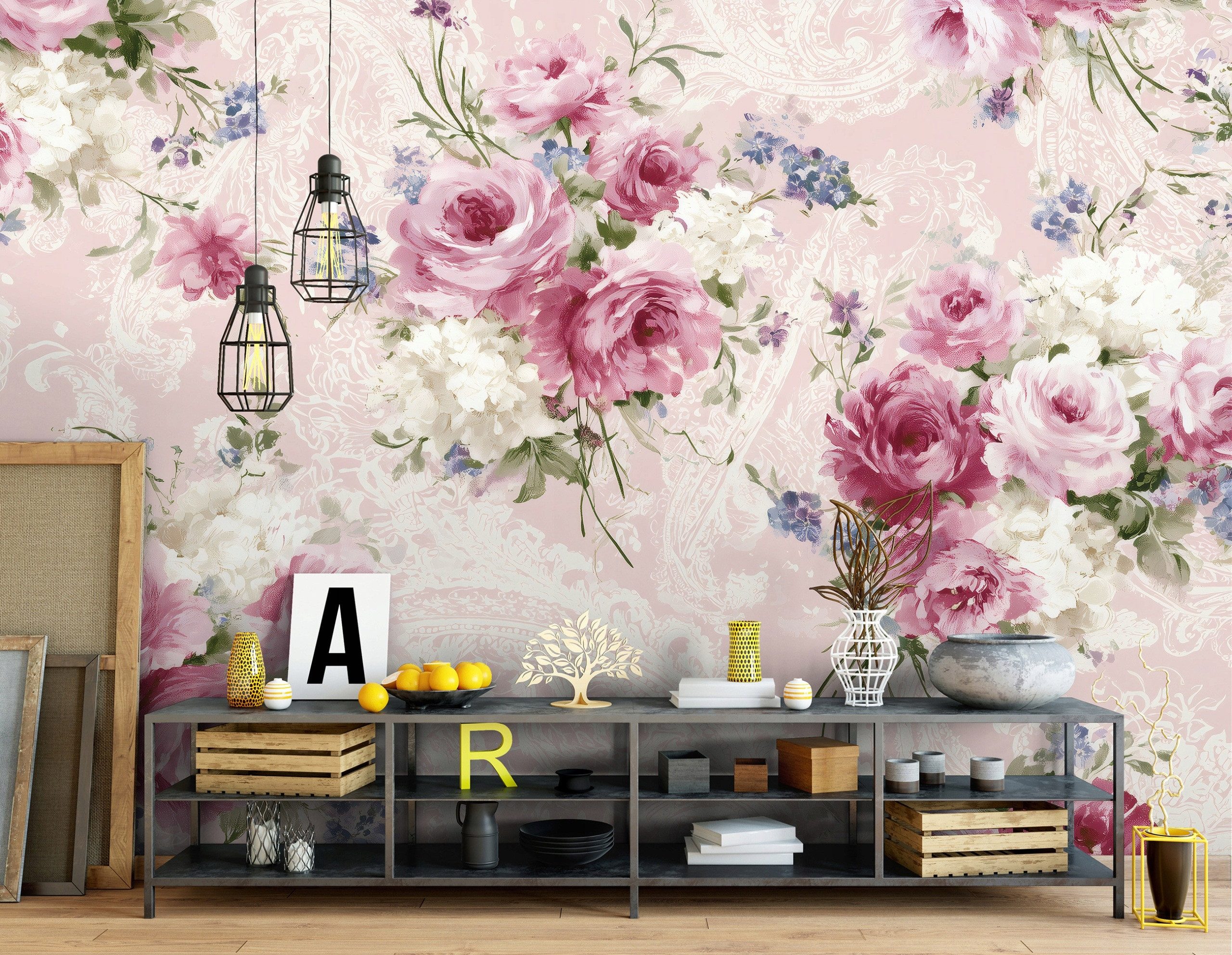 Wallarena Fototapete Blumen Vlies reißfest UV-beständig Schlafzimmer Wohnzimmer, glatt, 150 x 105 cm