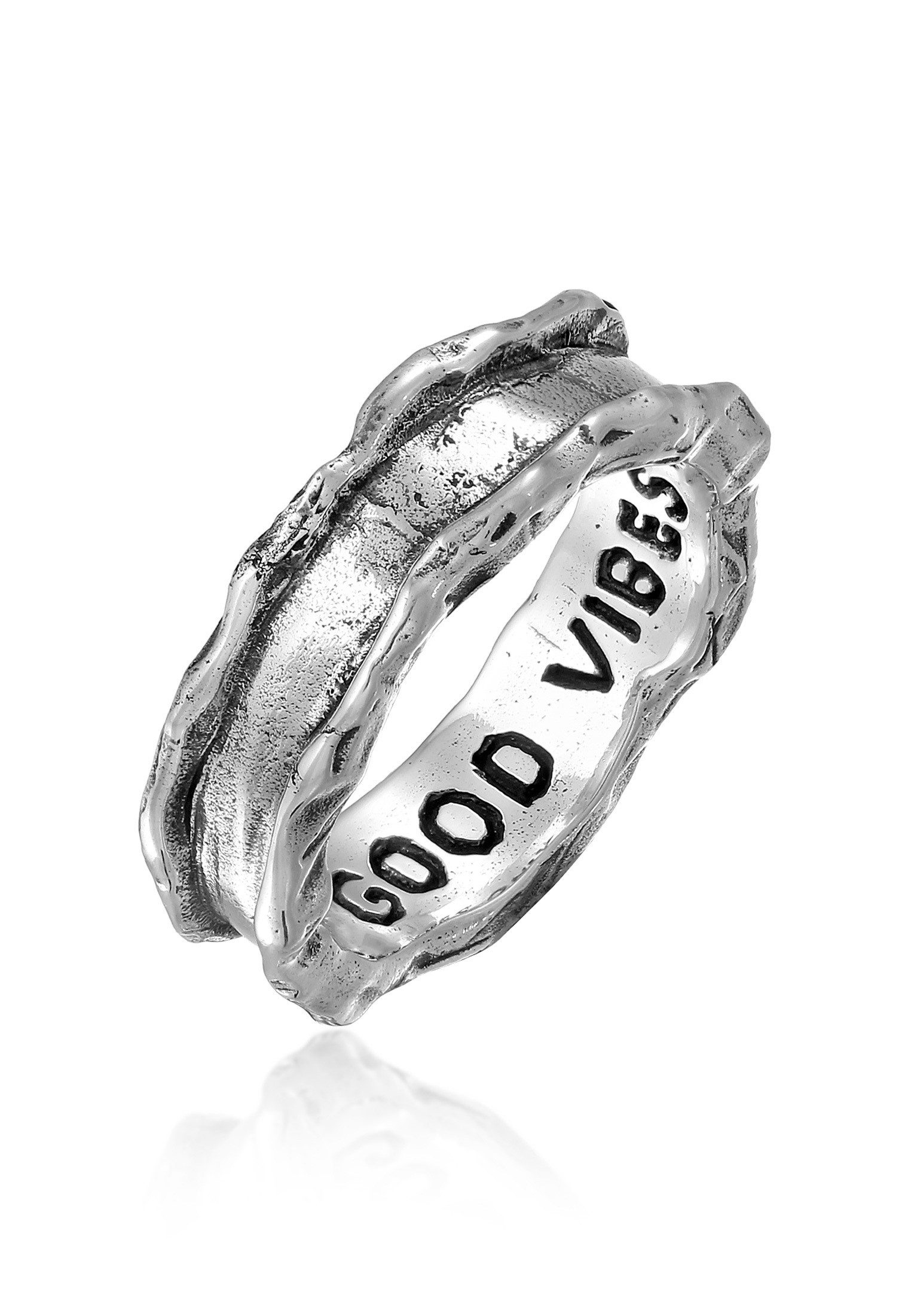 HAZE & GLORY Silberring Herren - Good Vibes Only 925 Silber günstig online kaufen