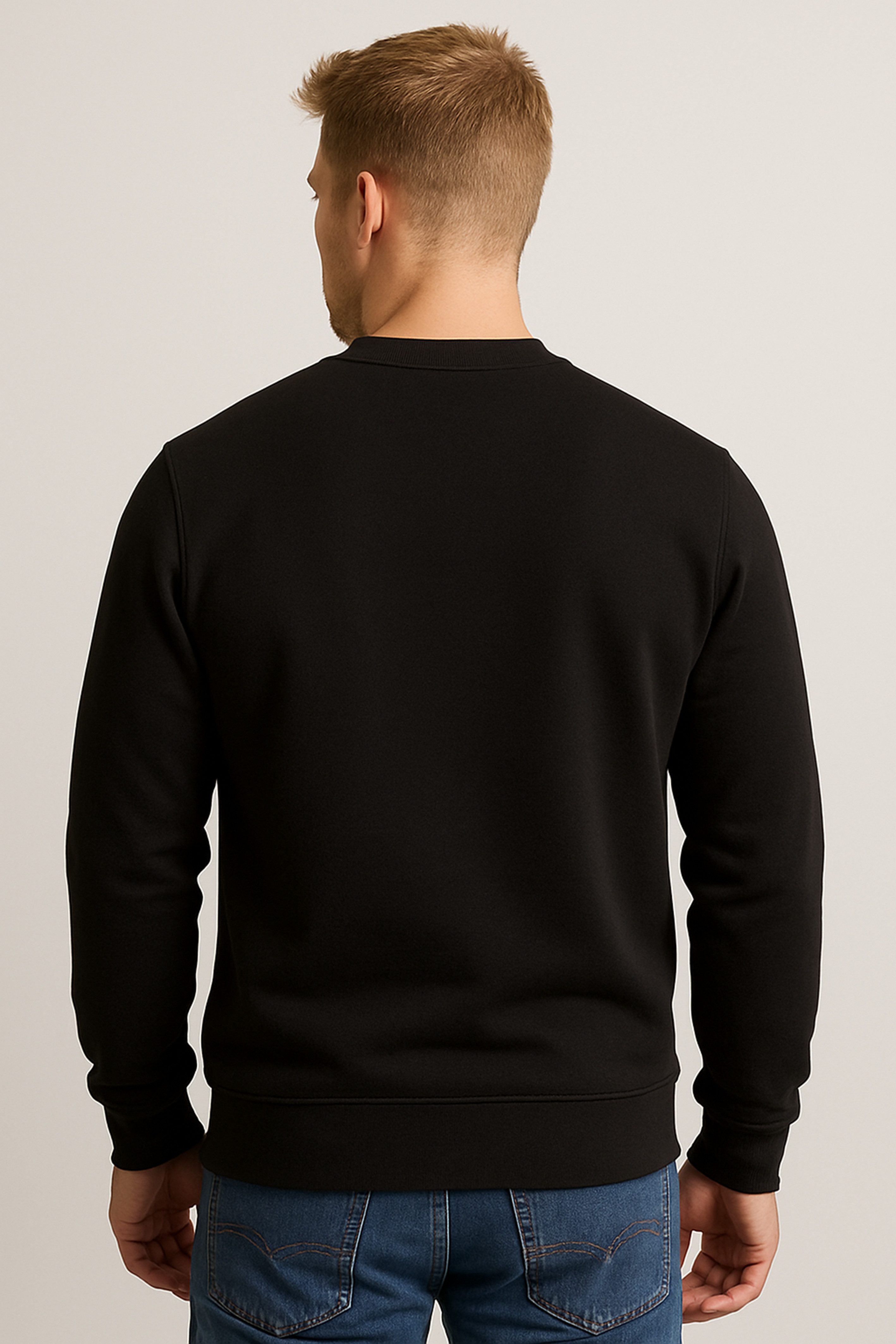 Banco Weihnachtssweatshirt Herren Weihnacht Pullover Rundhals mit Weihnachtsmotiven Winter Weihnachtliches Design mit Streetstyle-Charakter – Bild 3 von 3