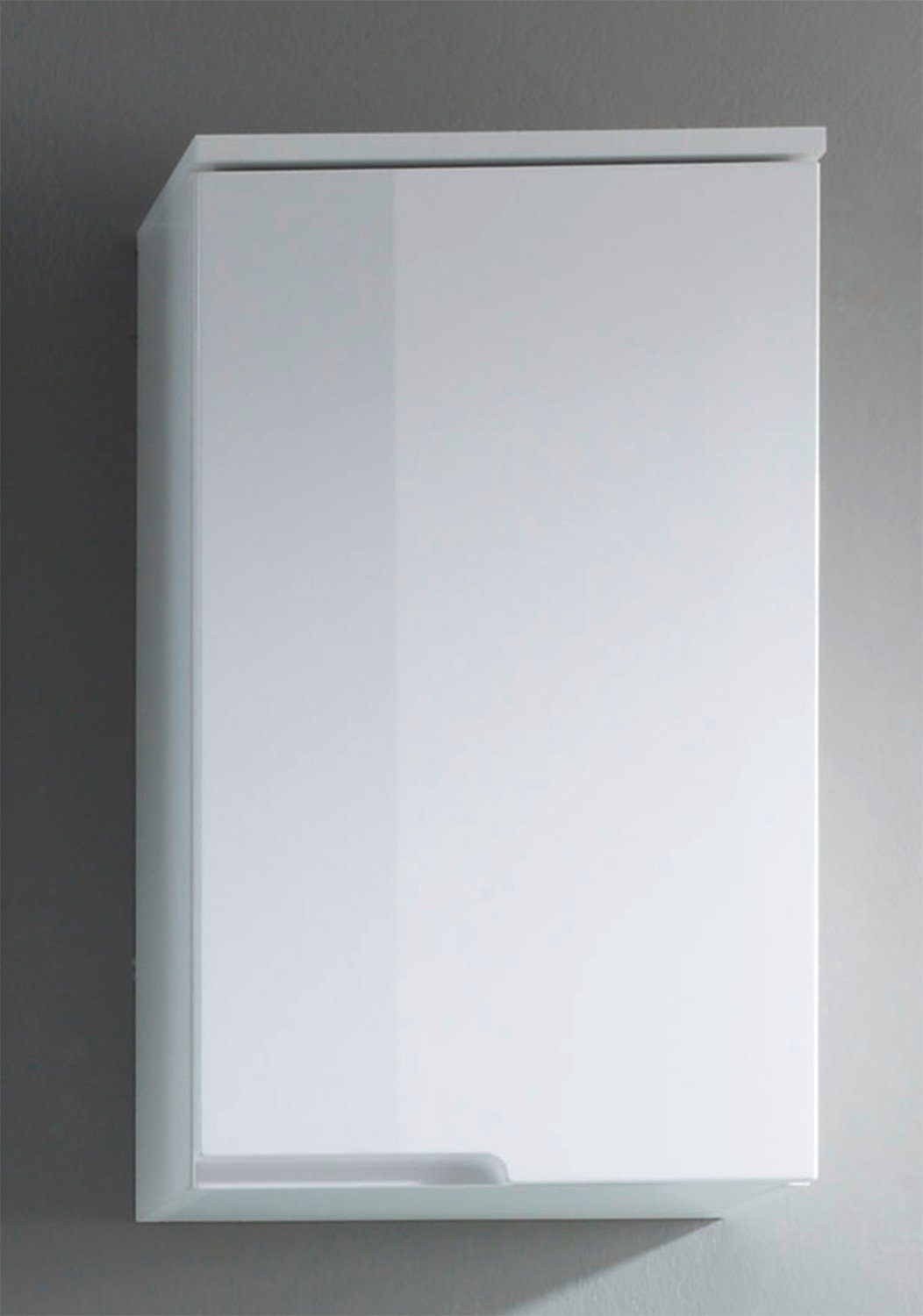Hängeschrank SPICE, B 40 x Hochglanz, 2 Tür H Weiß cm, Ablageflächen matt, 1 und 67 Weiß mit