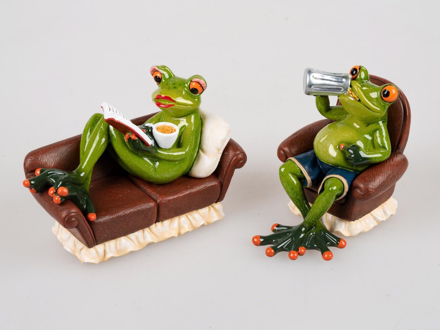 formano Dekofigur Froschhausen, Höhe: cm, Farbe: Grün, Motiv: Frosch
