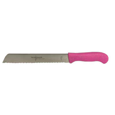 Mojawo Steakmesser Brotmesser Made in Solingen ECHT SCHARF Wellenschliff Rostfrei Pink