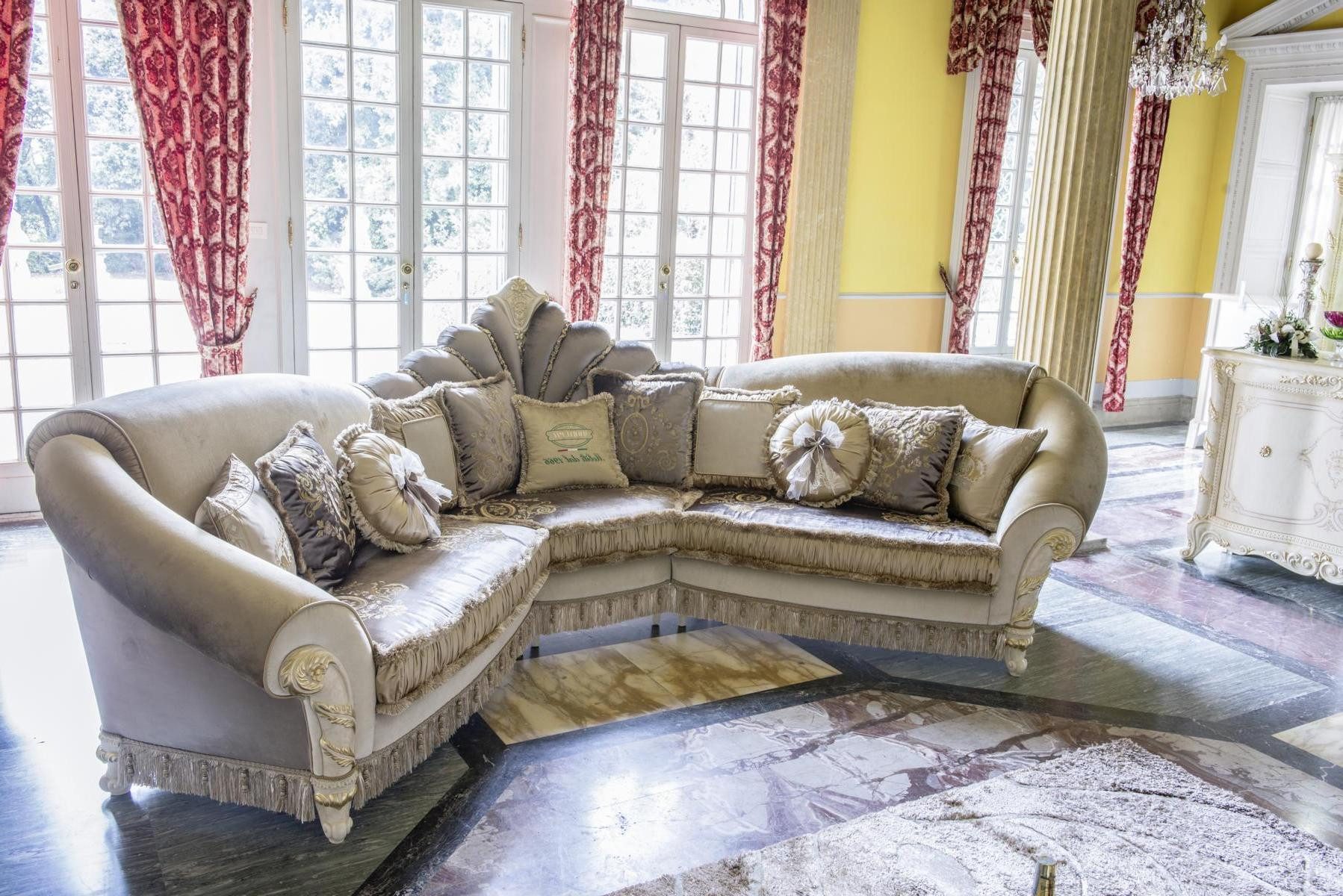 Xlmoebel Ecksofa Italienisches Design Stoffsofa in L-Form mit hochwertiger Verarbeitung, Hergestellt in Europa
