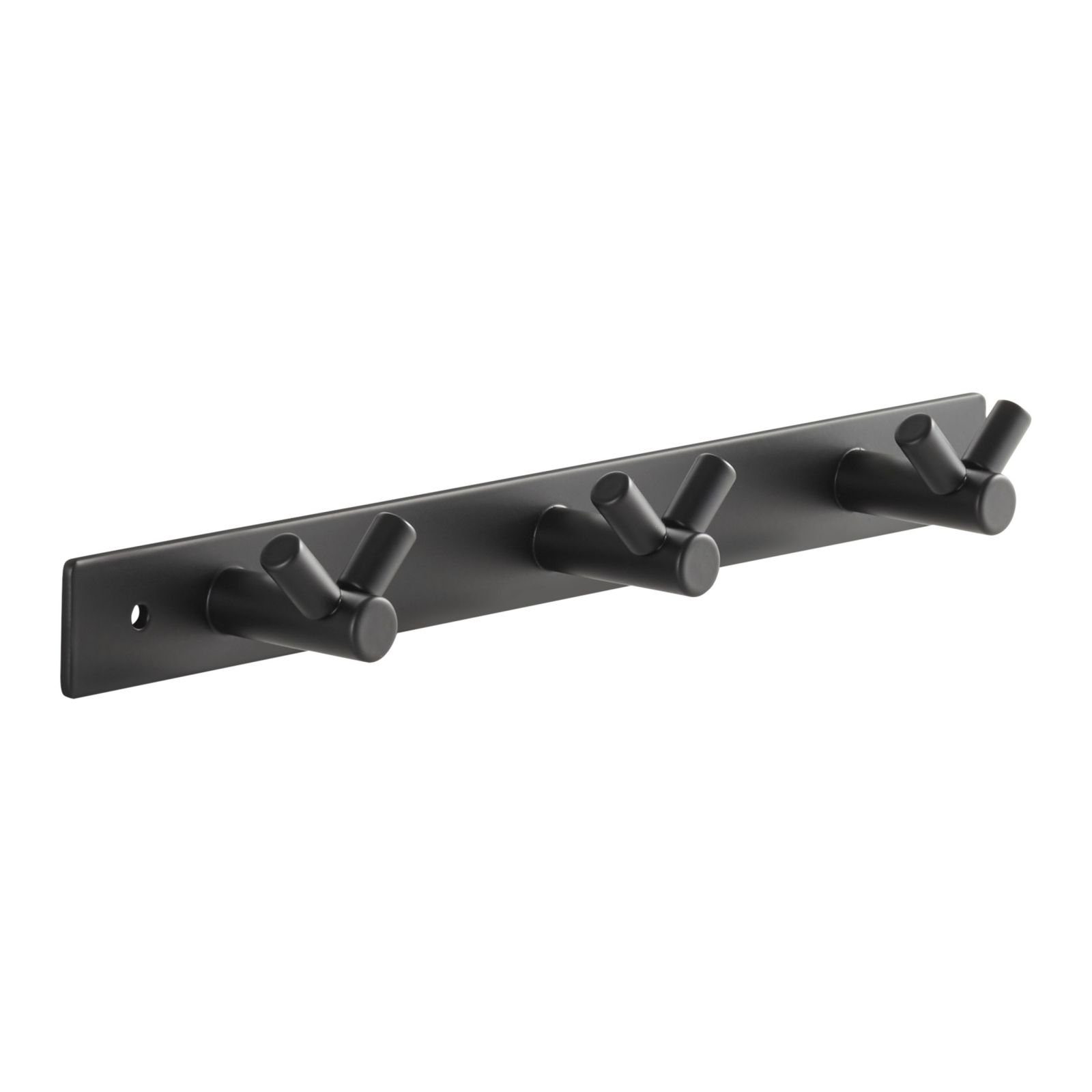 SO-TECH® Hakenleiste Blackline CORA V schwarz pulverbeschichtet, (1 St), Длина 257 mm mit 3 Haken