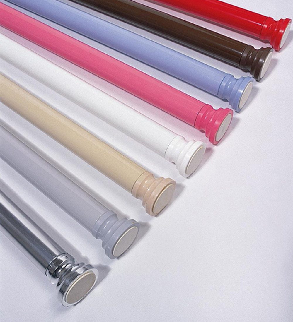 Ekershop Duschvorhangstange Alu Chrom glänzend Duschstange 140 - 250 cm Tel günstig online kaufen