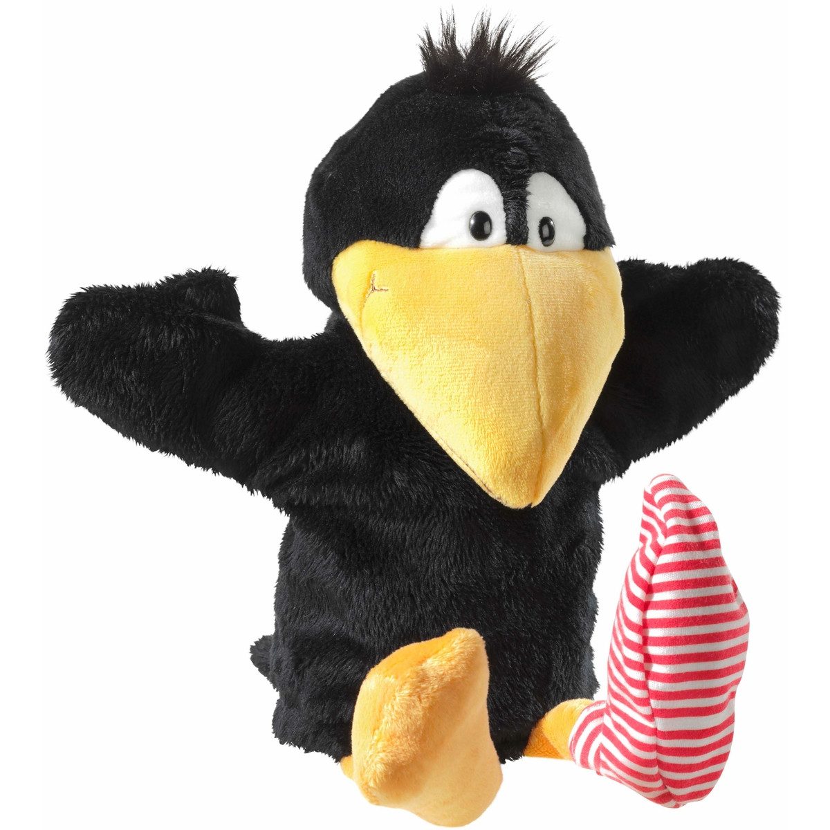 Heunec® Handpuppe Rabe Socke, enthält recyceltes Material