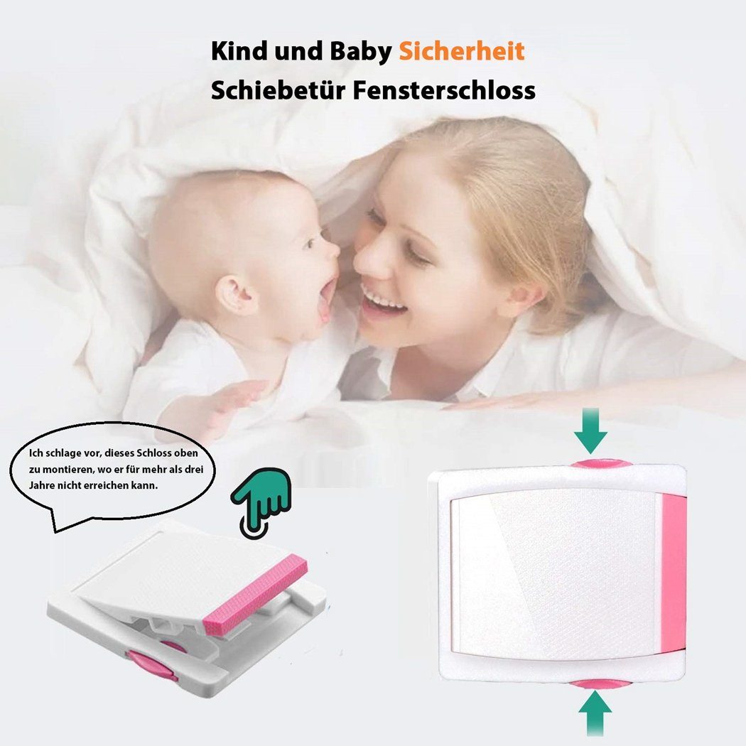 Glasschiebetüren, pink Kindersicherung Baby-Sicherheitsschlösser Kindersicherungen TUABUR für