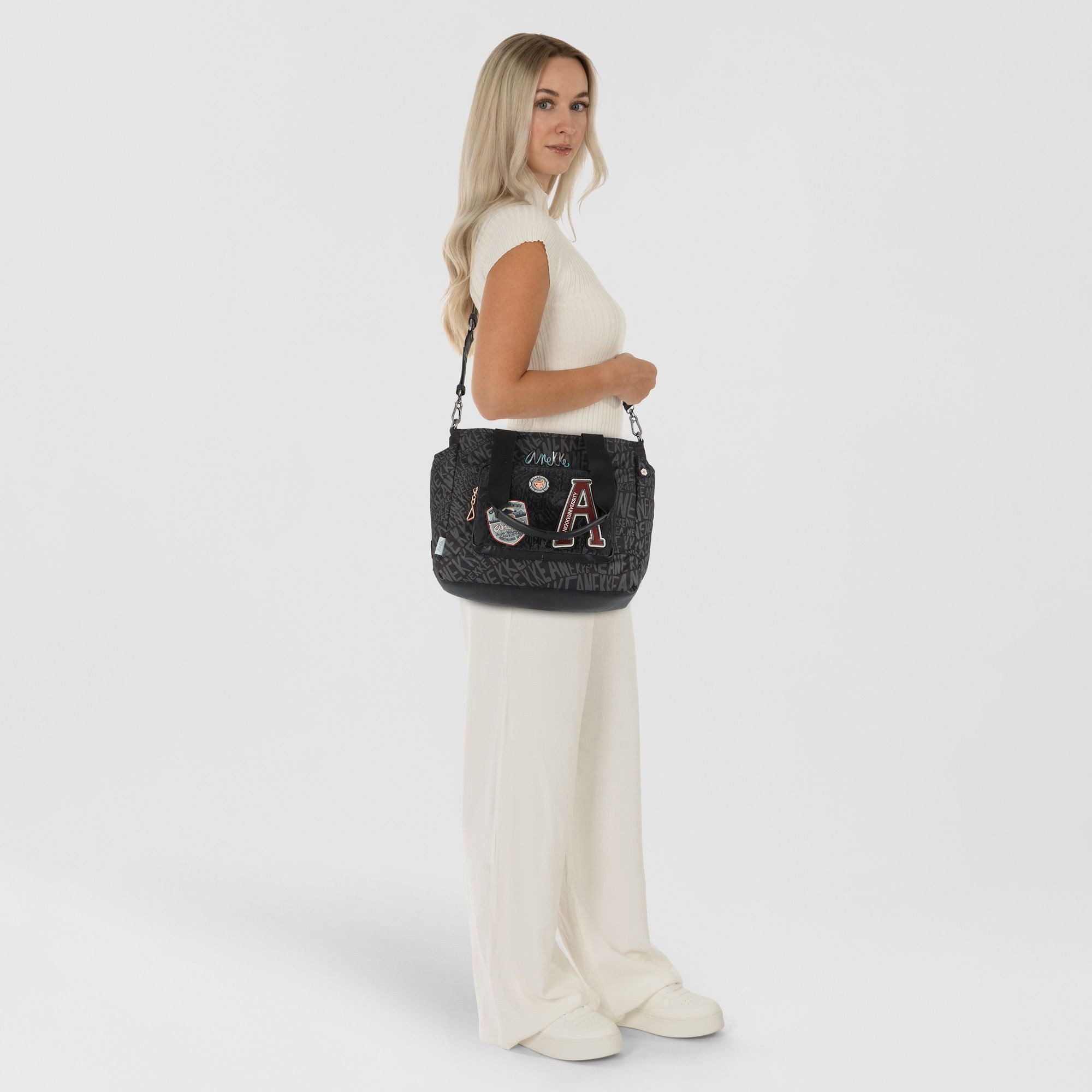 Anekke Schultertasche Nature Woods, Polyamid günstig online kaufen
