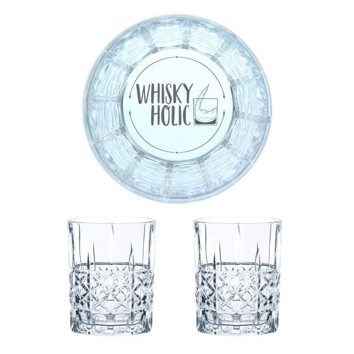Nachtmann Whiskyglas Whiskyholic 2er Set Kristallglas lasergraviert