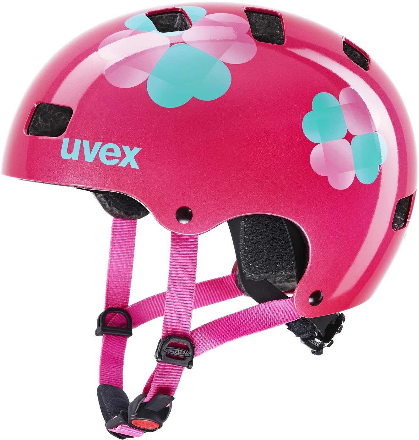 Uvex Kinderfahrradhelm uvex kid 3 pink flower