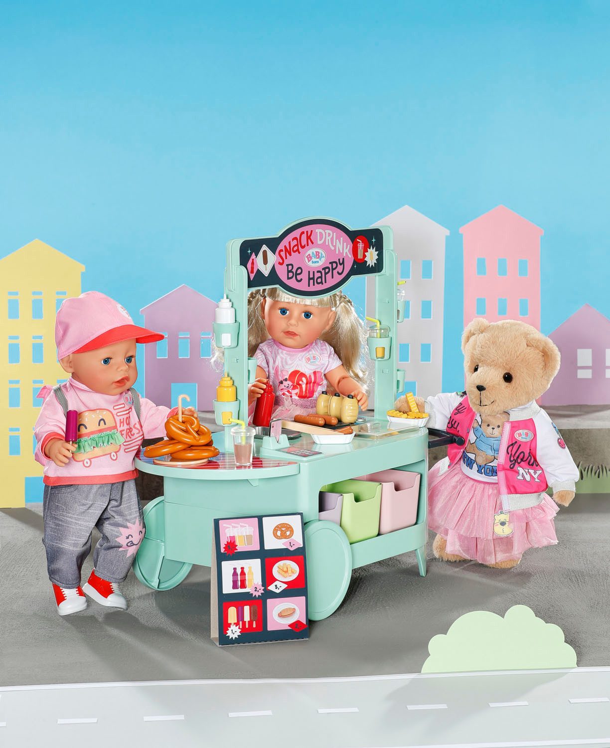 Baby Born Puppentisch Snack Shop, mit Soundeffekt
