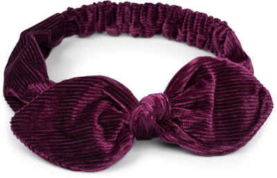 styleBREAKER Haarband, 1-tlg., Cord Haarband mit Schleife