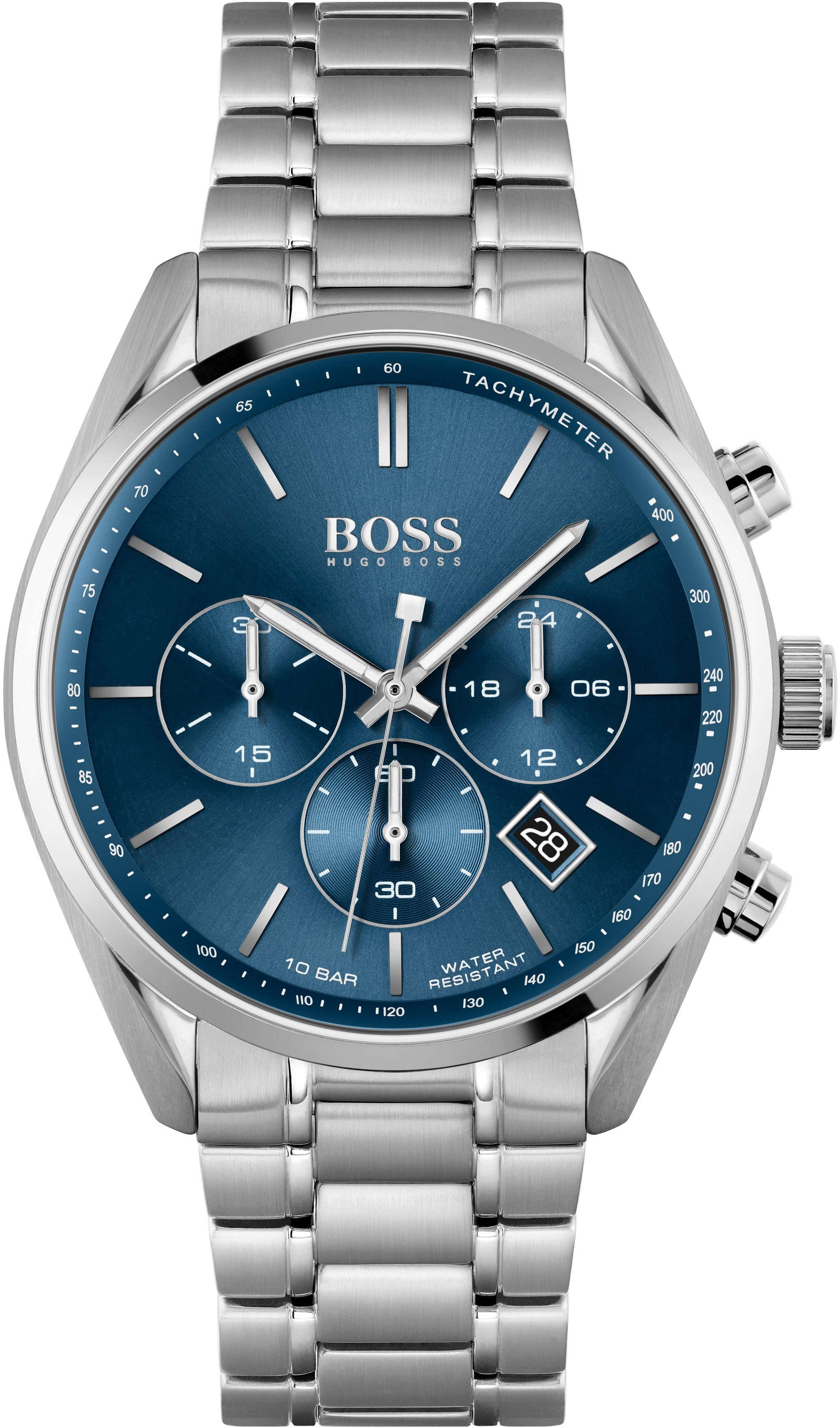 BOSS Chronograph CHAMPION 1513818, Quarzuhr, Herrenuhr, Armbanduhr, Stoppfu günstig online kaufen