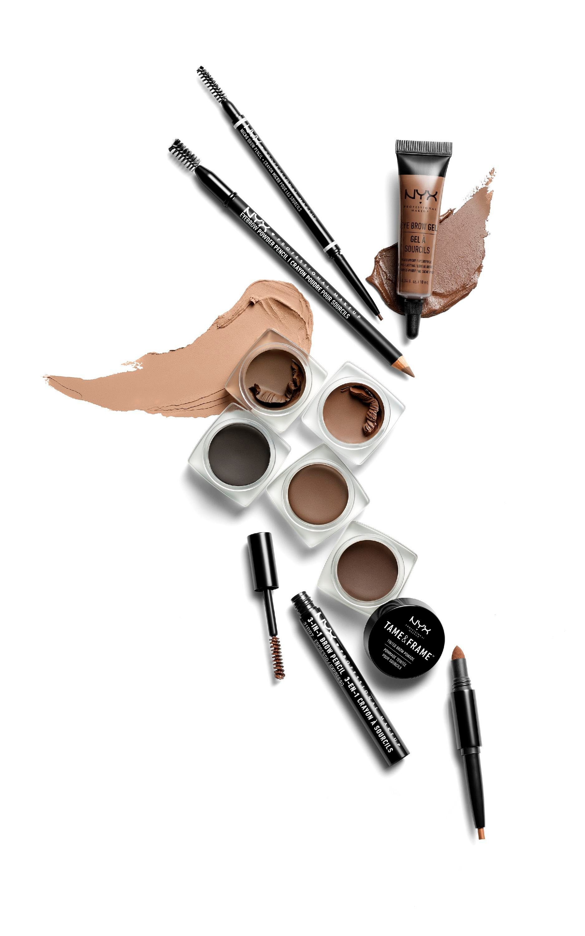 Nyx Professional Make Up brown Augenbrauen-Stift Professional ash NYX Pencil Brow Makeup Micro