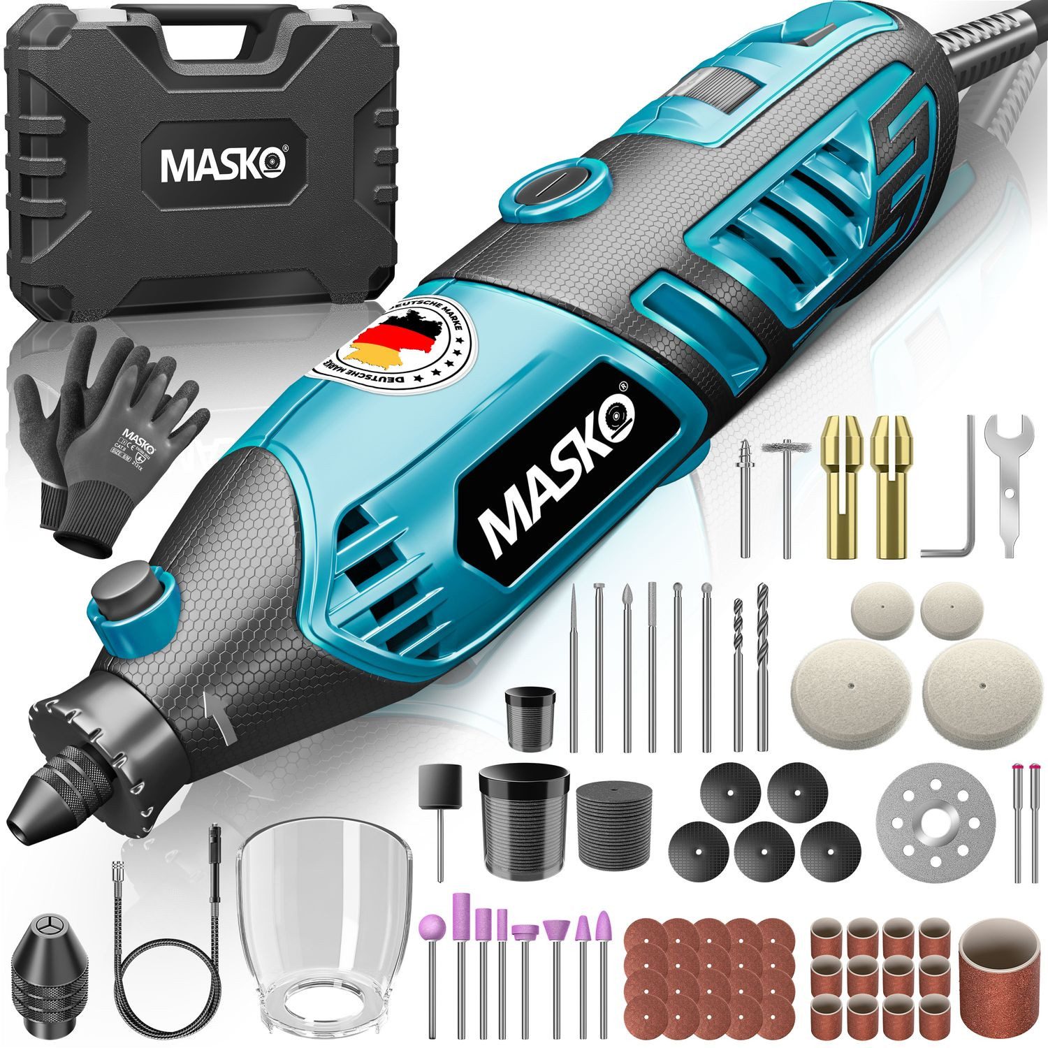 MASKO Elektro-Multifunktionswerkzeug, Schnellspann-Bohrfutter Transportkoff günstig online kaufen