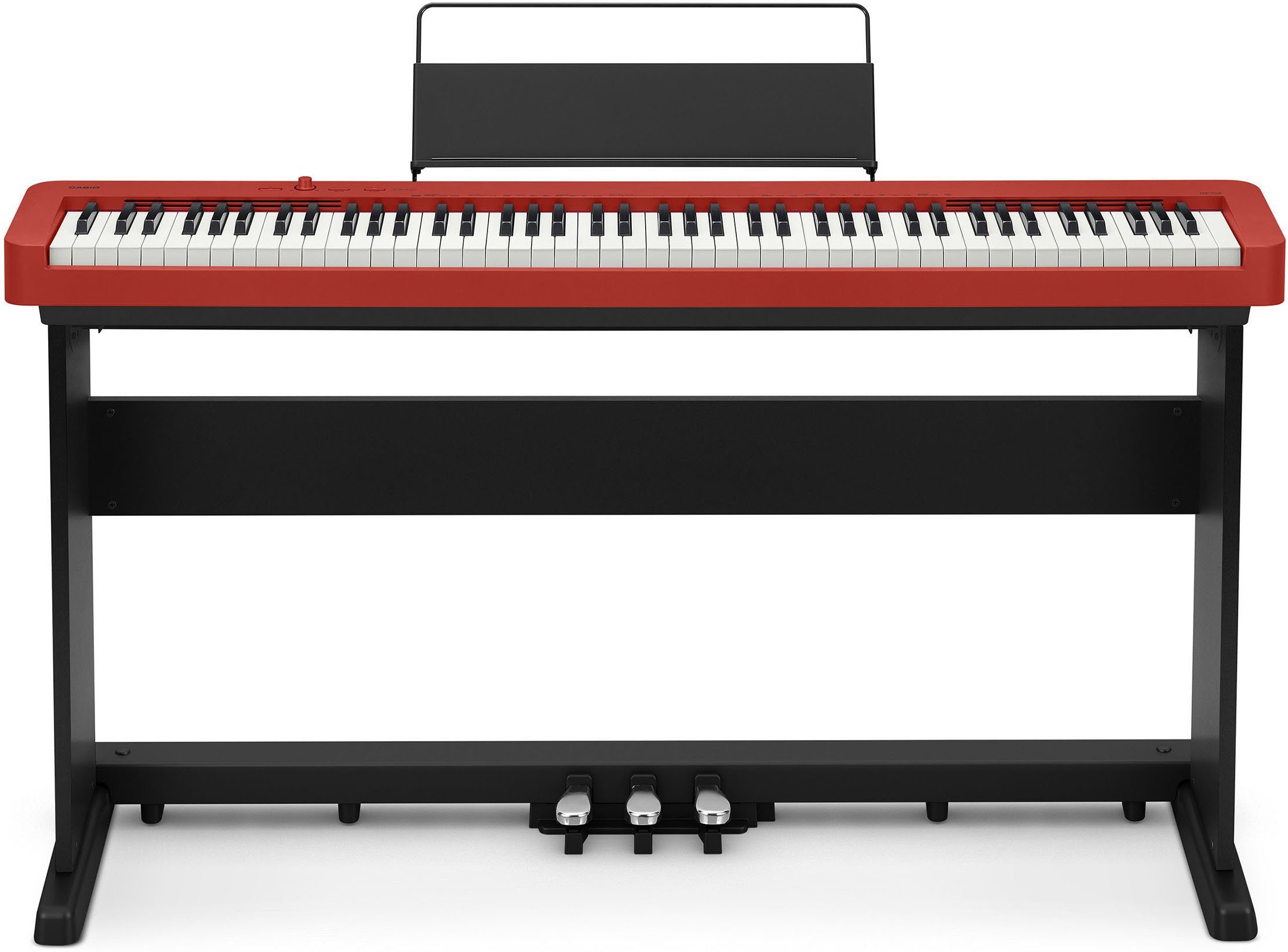 CASIO Digitalpiano CDP-S160RD (Set), mit Stativ und Pedaleinheit