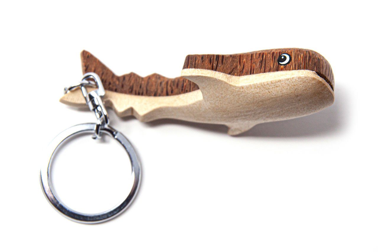 aus Holz Schlüsselanhänger Schlüsselanhänger Cornelißen - Walhai