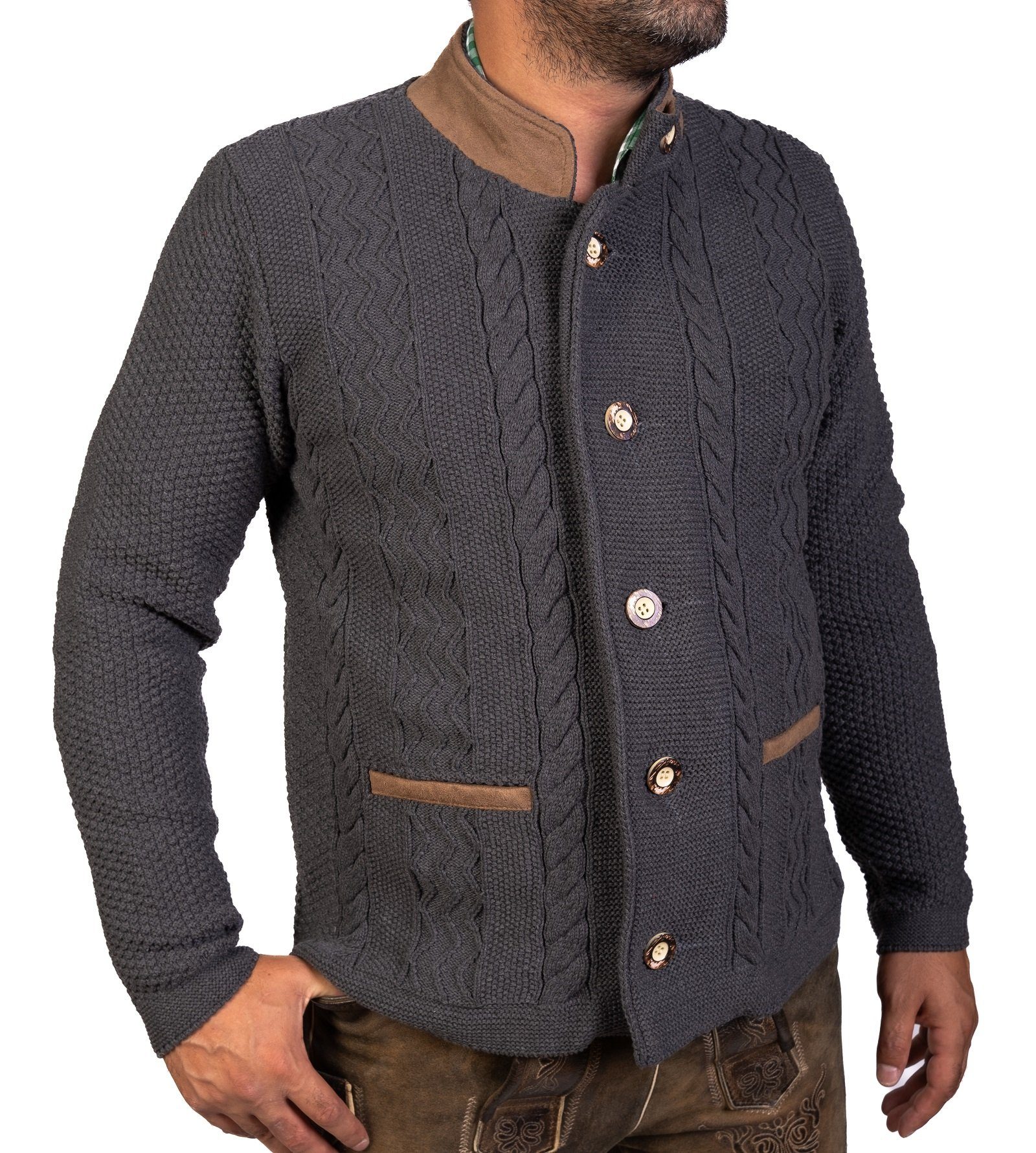 Trachtl Trachtenstrickjacke Herren Strickjacke Markus