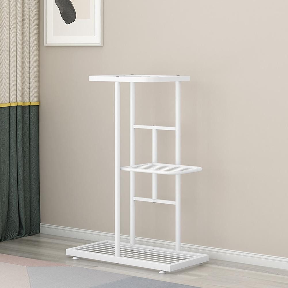 GarveeMore Blumenständer Pflanzenständer Indoor Outdoor 3Etagen mit 4Töpfen günstig online kaufen