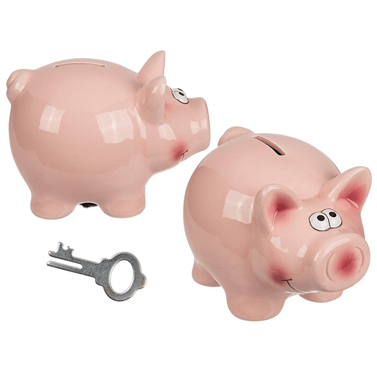 Out of the Blue Spardose Spardose Schwein mit Schloss – Bild 4 von 4