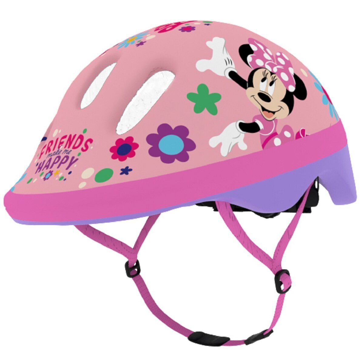 Disney Minnie Mouse Kinderfahrradhelm XS Sicherer Kopfschutz für junge Radfahrer (44-48 cm)