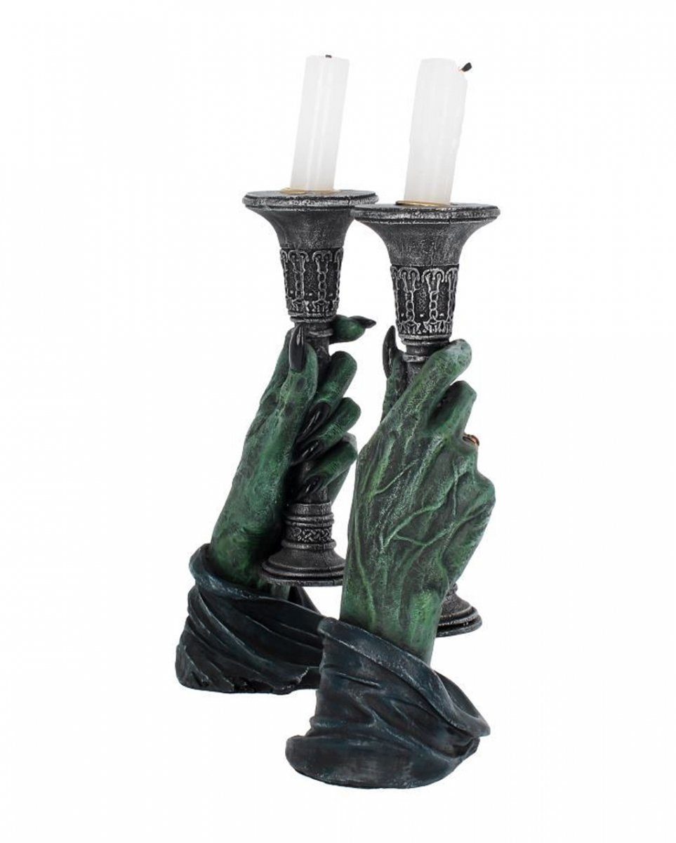 Horror-Shop Dekofigur Gothic Vampir als Tischdekoration Kerzenständer