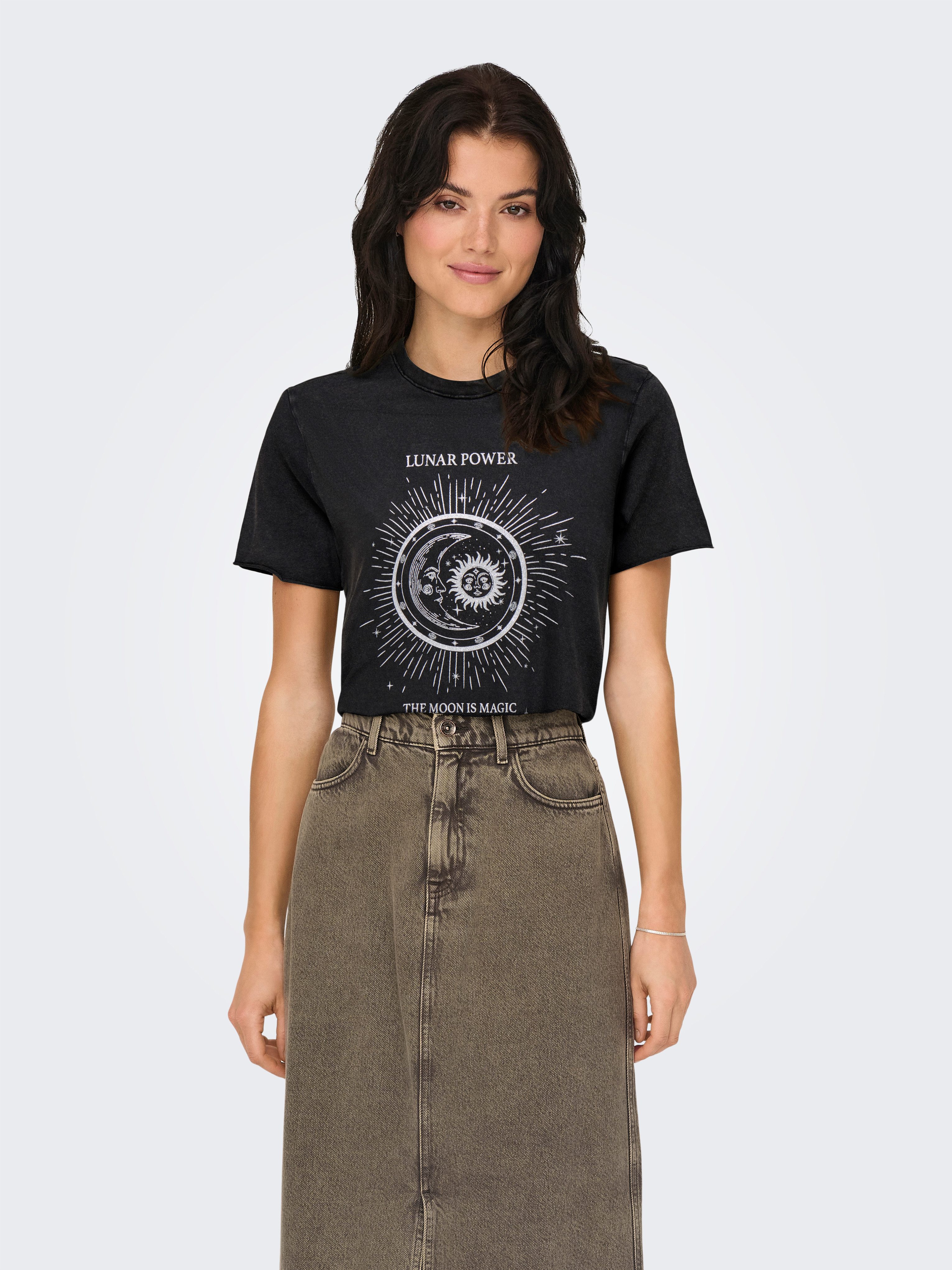 ONLY Rundhalsshirt ONLLUCY REG S/S TOP günstig online kaufen