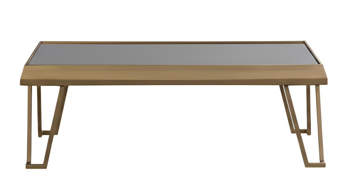 Xlmoebel Couchtisch Goldener Minimalistischer Tisch im modernen Design mit Metallrahm, Made in Europa