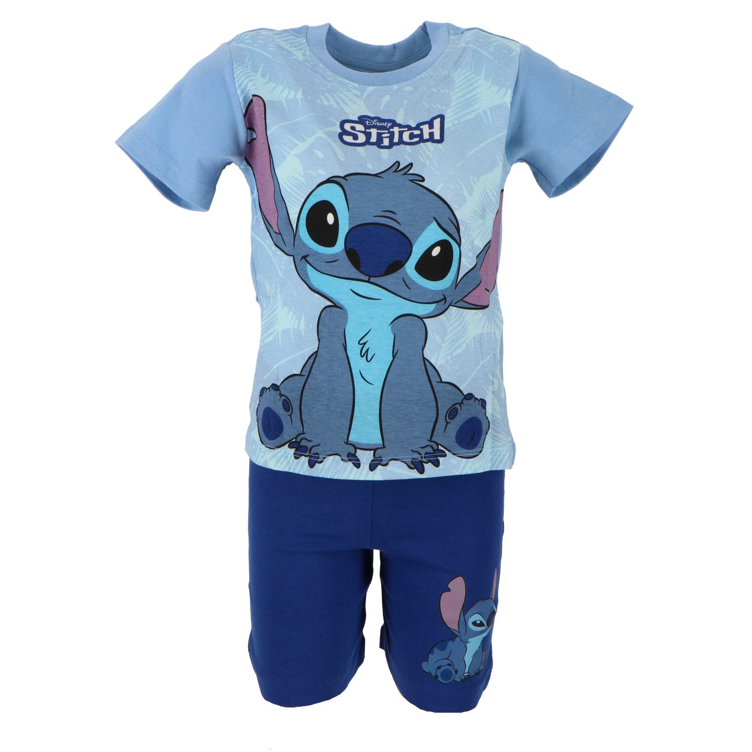 DIFUZED Shorty Lilo & Stitch Kinder Shorty Schlafanzug Pyjama kurz kurzam