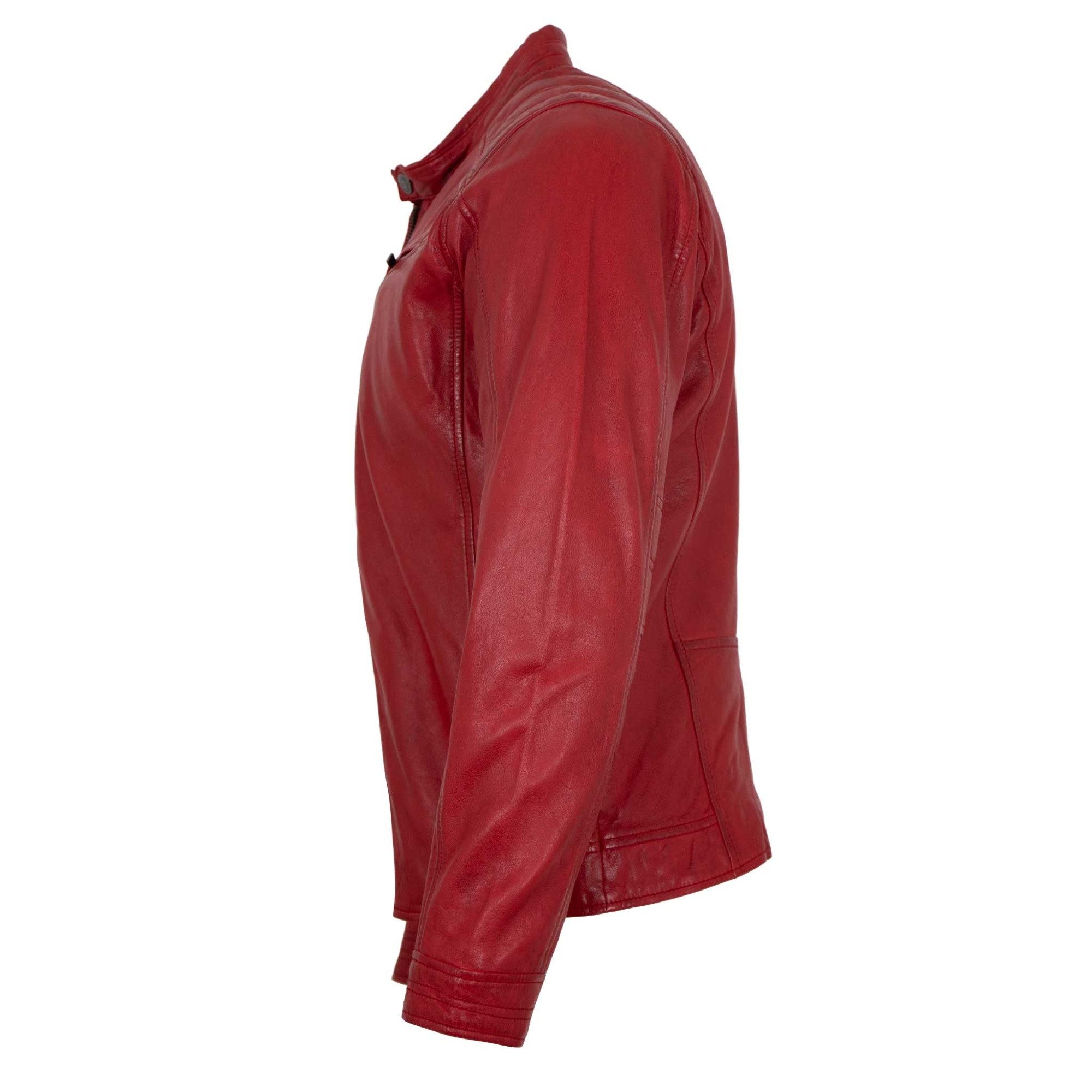 Jilani Lederjacke Riga-6 Jilani Collection - Herren Lederjacke Lammnappa ro günstig online kaufen