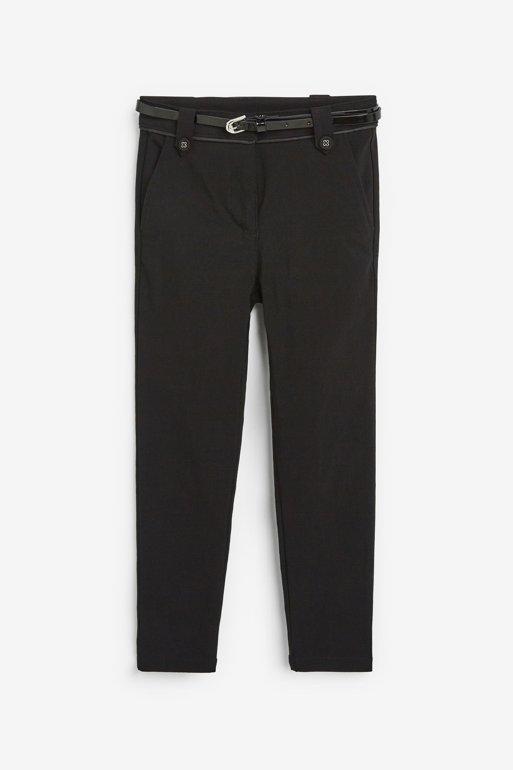 Next Stoffhose Senior Skinny Fit Schulhose mit Gürtel (1-tlg)