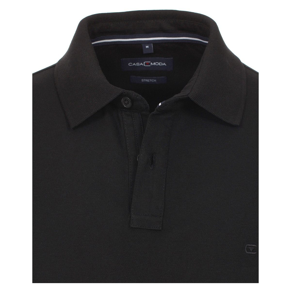 CASAMODA Poloshirt CasaModa Basic Poloshirt schwarz günstig online kaufen