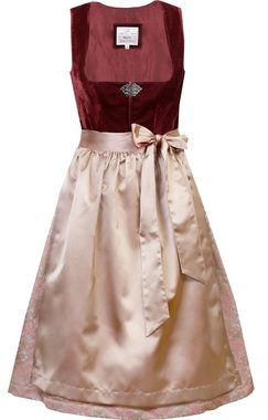 MarJo Trachtenkleid Midi Dirndl 2tlg. 65cm FENJA rubin