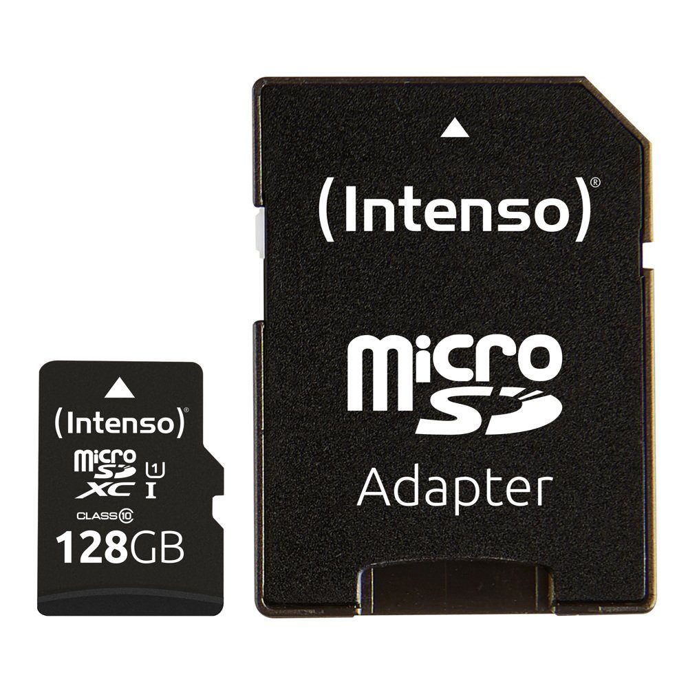 Intenso Micro SDXC Karte 128GB UHS-I Performance 90MB/s Class 10 Speicherkarte – Bild 2 von 2