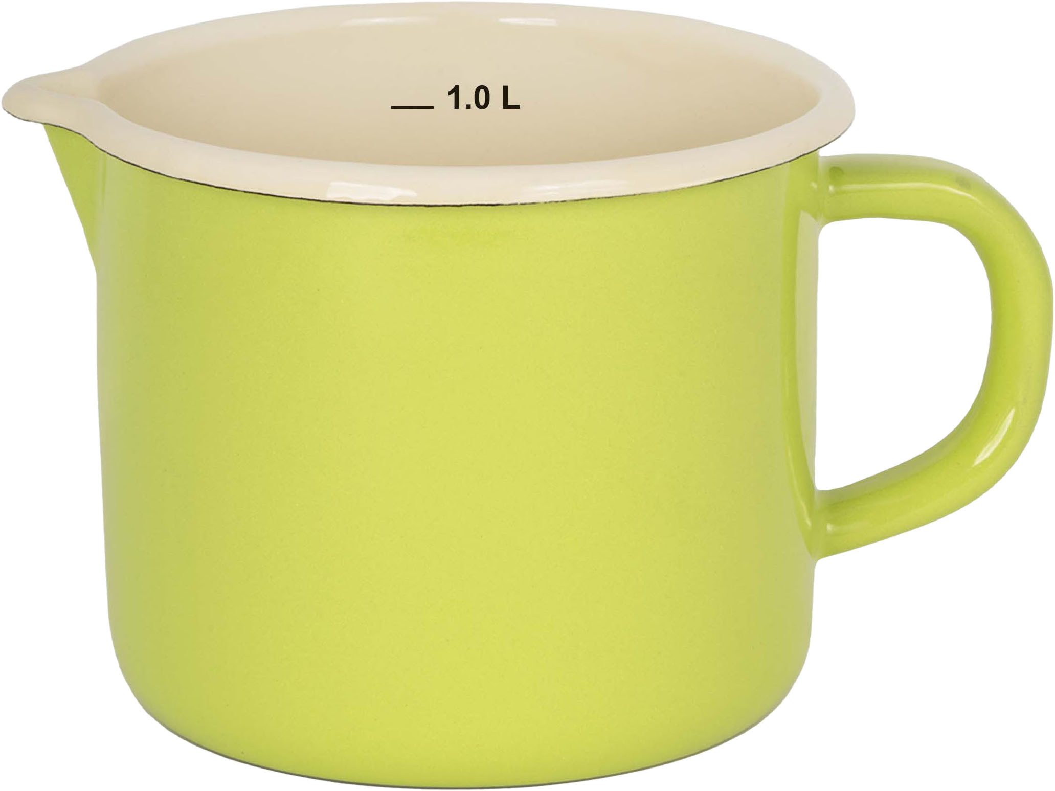 Krüger Milchtopf Juist, Emaille (1-tlg), Induktion