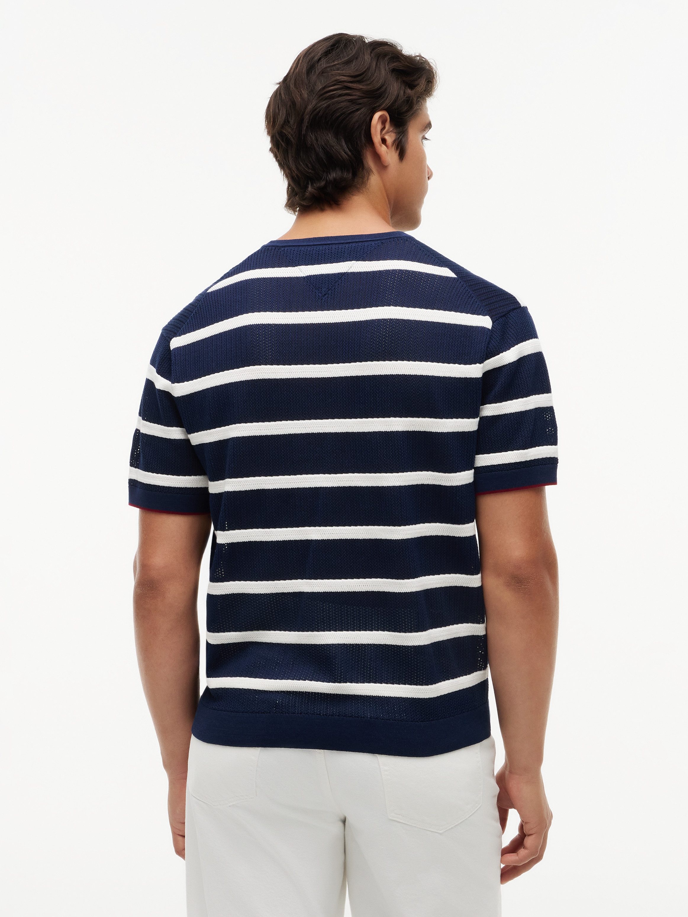 Tommy Hilfiger Kurzarmpullover Dress Casual Premium Line Knit Shirt – Bild 2 von 5