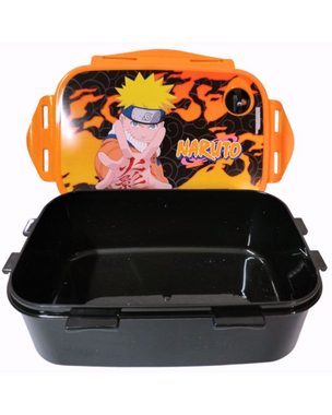 Naruto Lunchbox, Kunststoff, (2-tlg), Kinder Set Brotdose + Alu Trinkflasche BPA frei