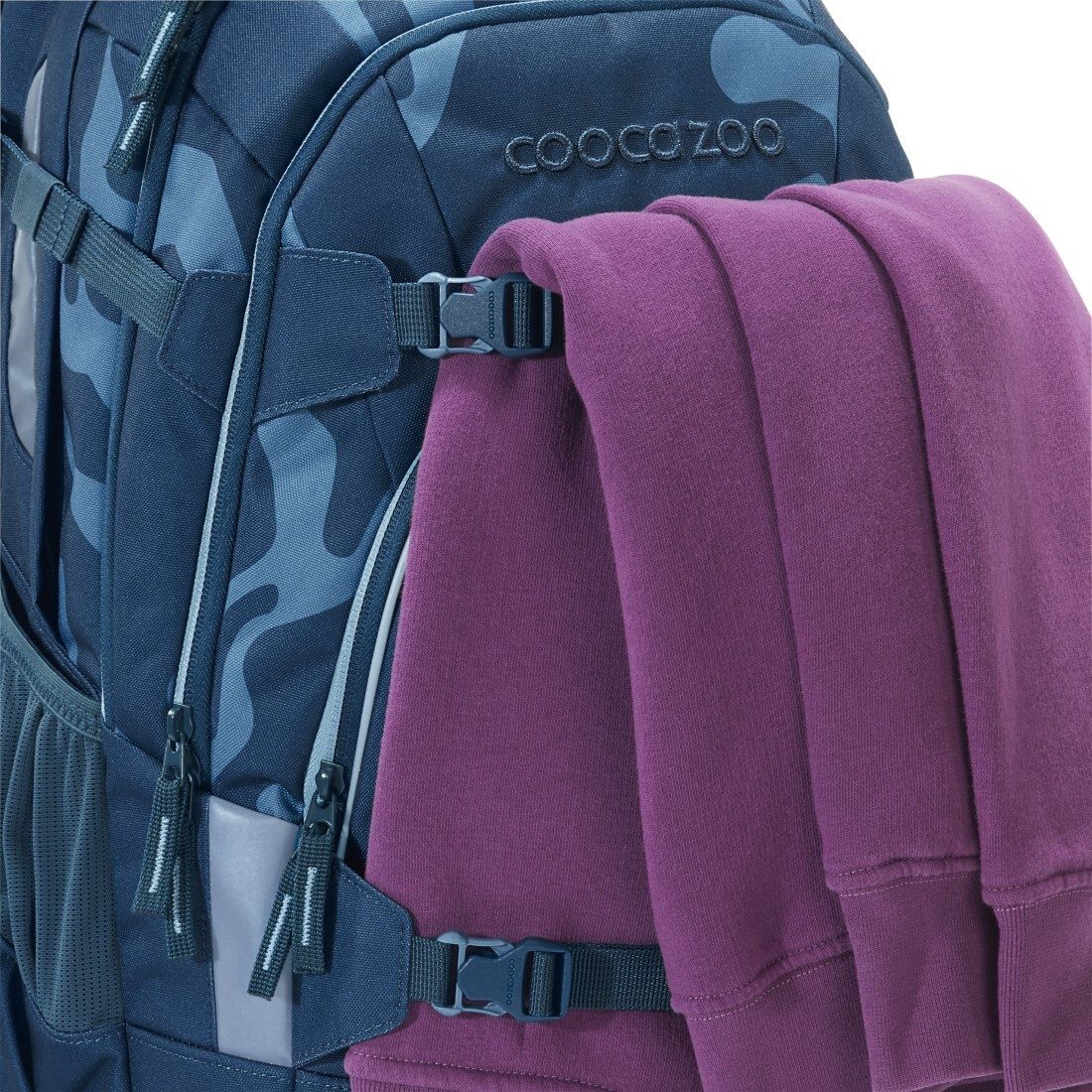 coocazoo Schulranzen Schulrucksack-Set MATE, Mäppchen, Turnbeutel Gel (3-tlg) – Bild 3 von 5
