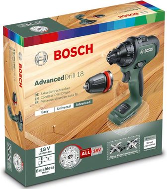 BOSCH Elektrowerkzeug-Set Bosch Home and Garden Bosch Akkuschrauber AdvancedDrill 18