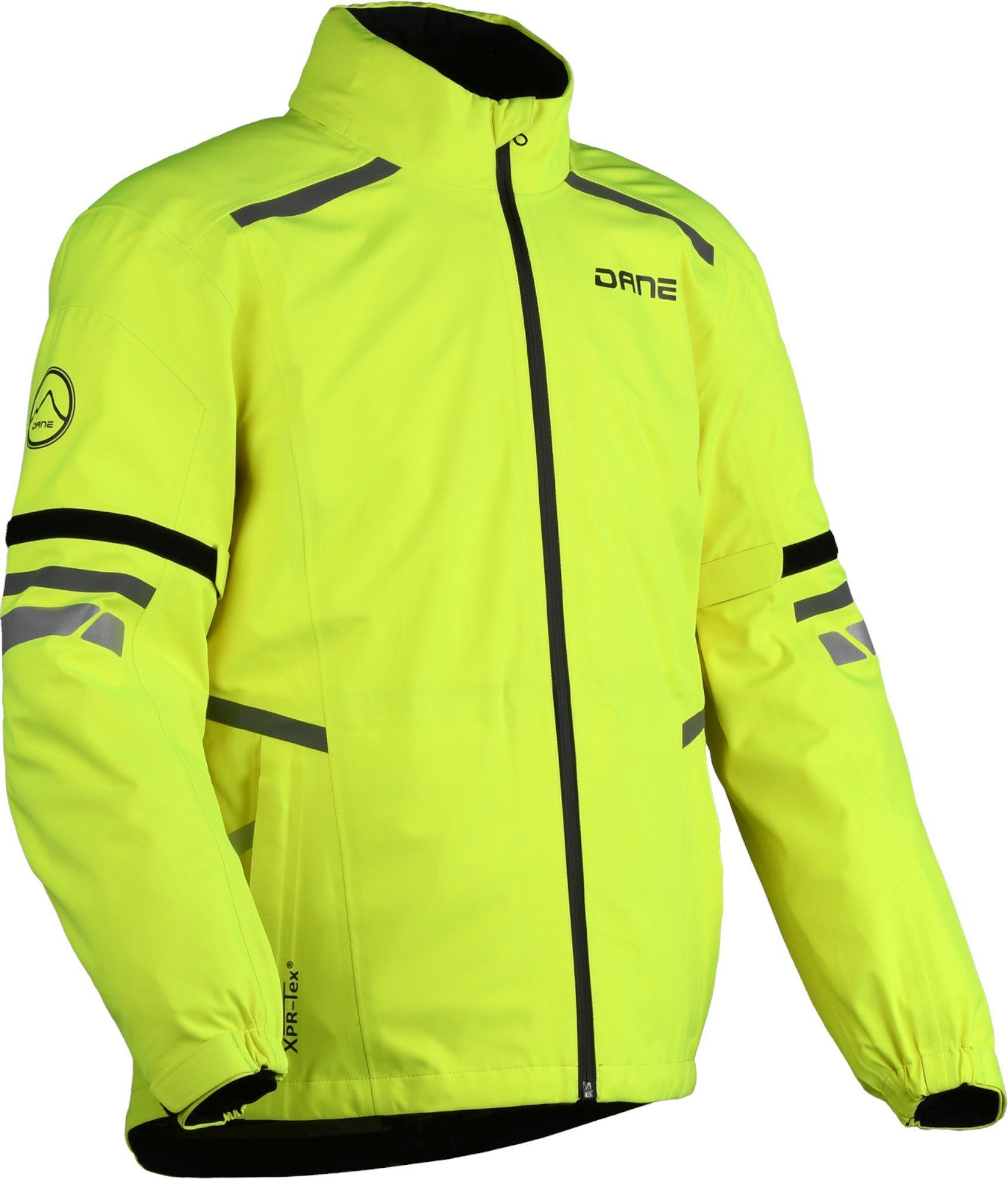 DANE Regenjacke Husly XPR-Tex Regenjacke 3-Lagen-Laminat,Atmungsaktiv,reflektierende Elemente,wasserdicht