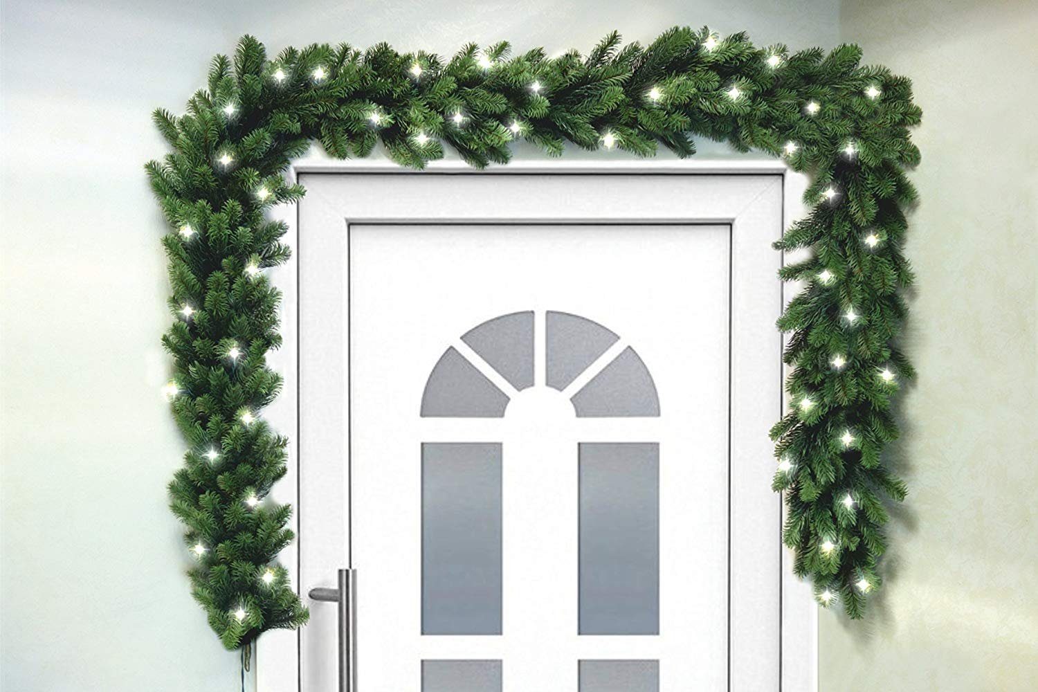 Kunstgirlande Xenotec Voll PE Weihnachtsgirlande Länge ca. 270cm naturgetre günstig online kaufen