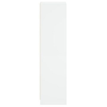 vidaXL Highboard Highboard mit Glastür Weiß 35x37x142 cm (1 St)