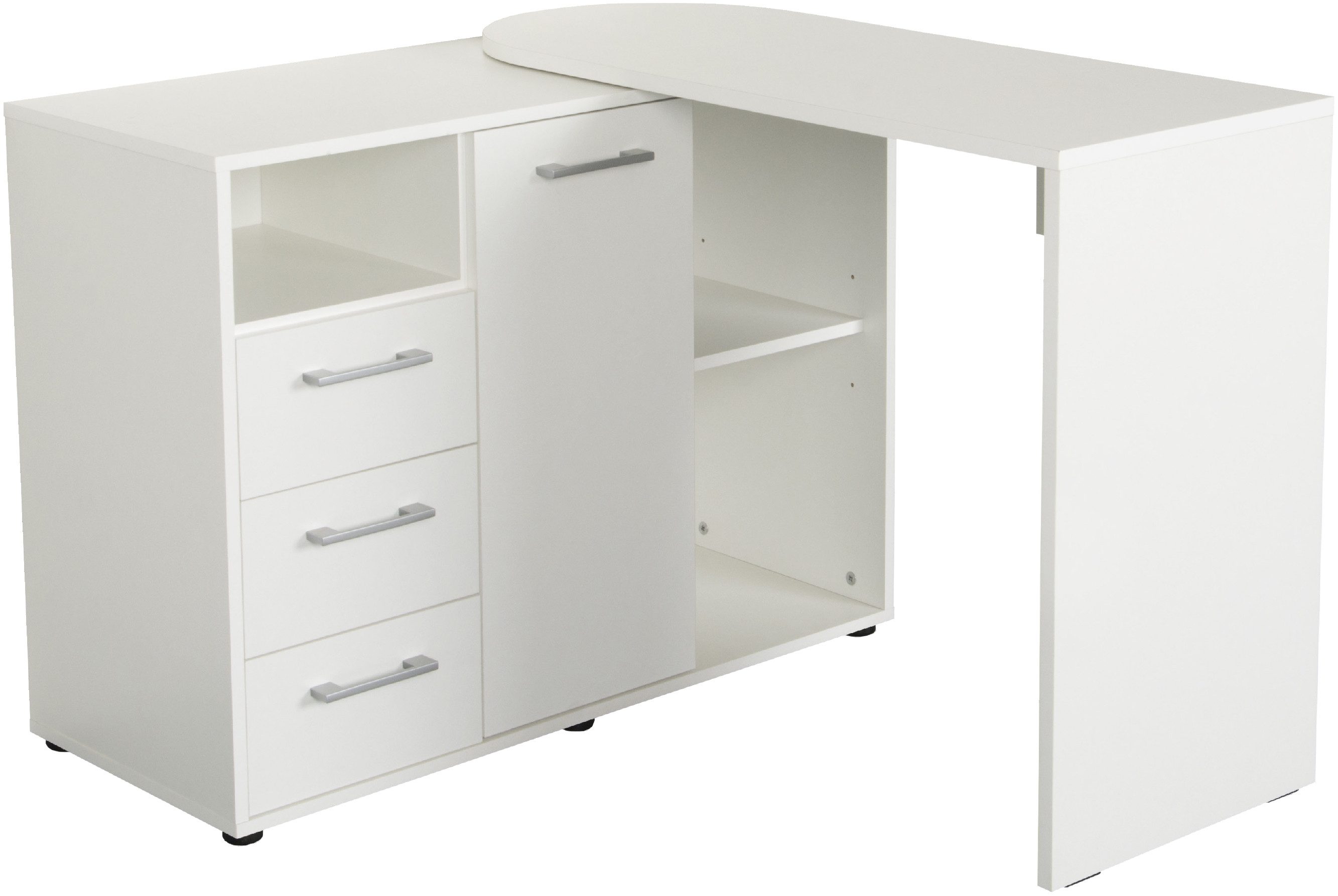 VOGL Möbelfabrik Schreibtisch 1246 mit schwenkbarer Tischplatte, platzspare günstig online kaufen