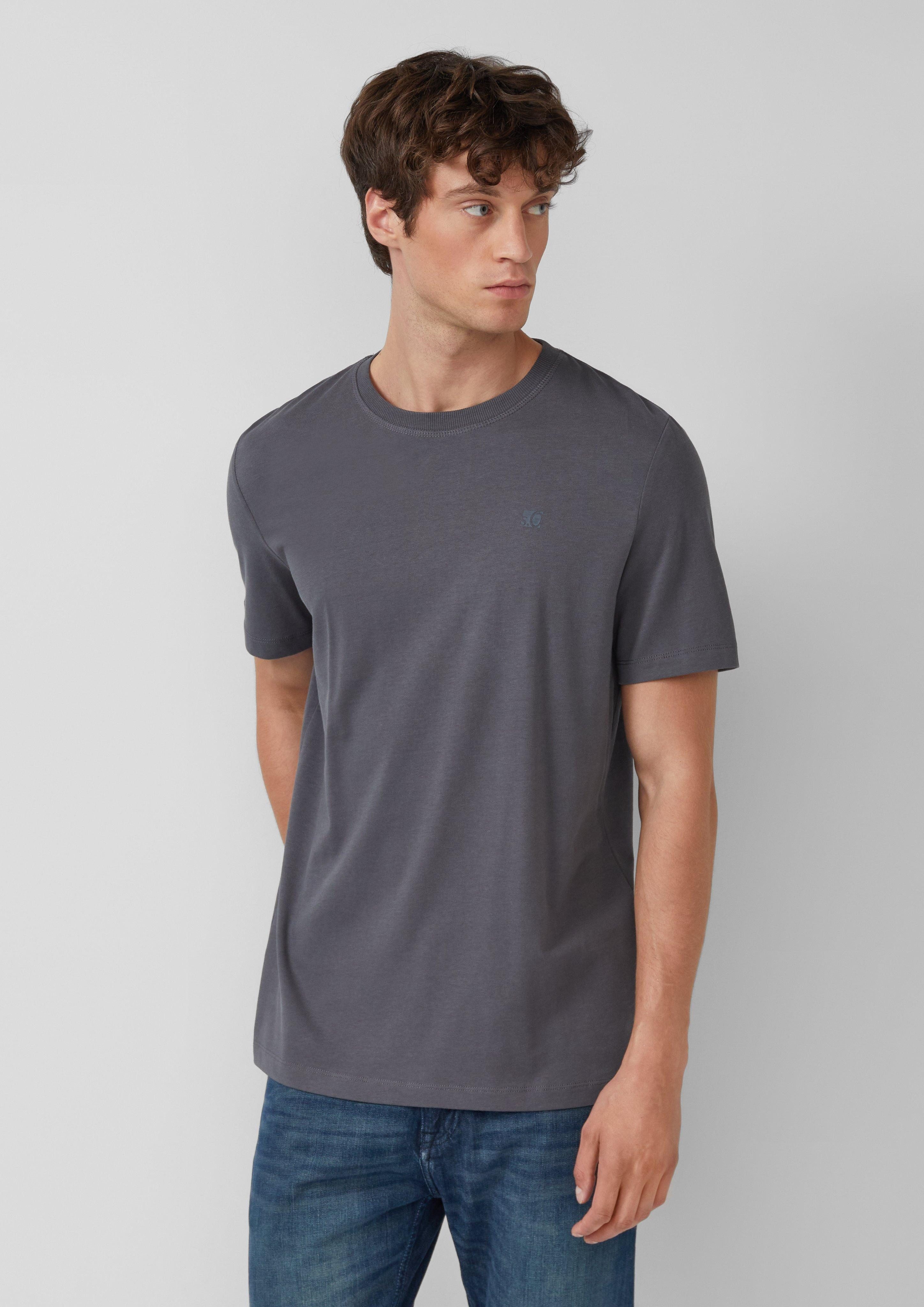 s.Oliver Kurzarmshirt Heavy Jersey T-Shirt mit günstig online kaufen