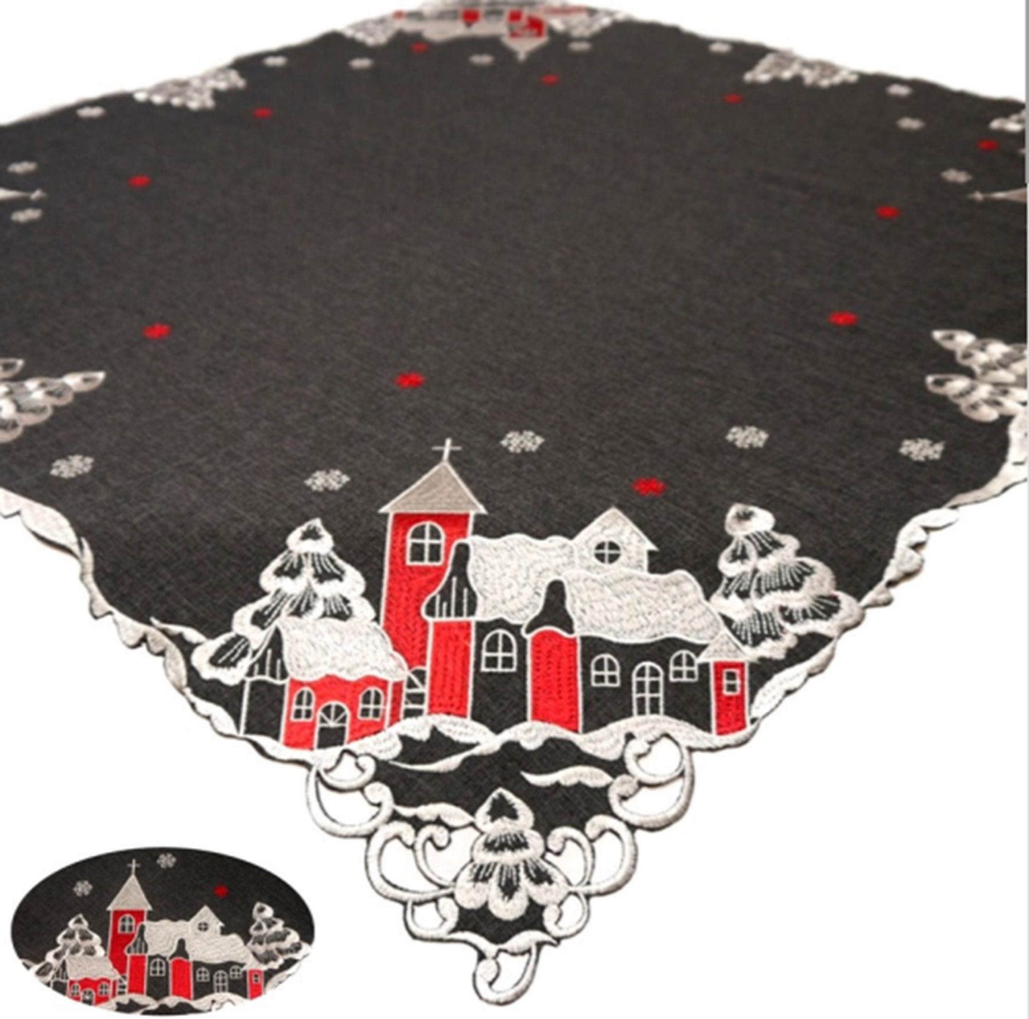 Brilliant Tischdecke / Weihnachten / Mitteldecke / 85x85cm / TW-716K-58-5 günstig online kaufen