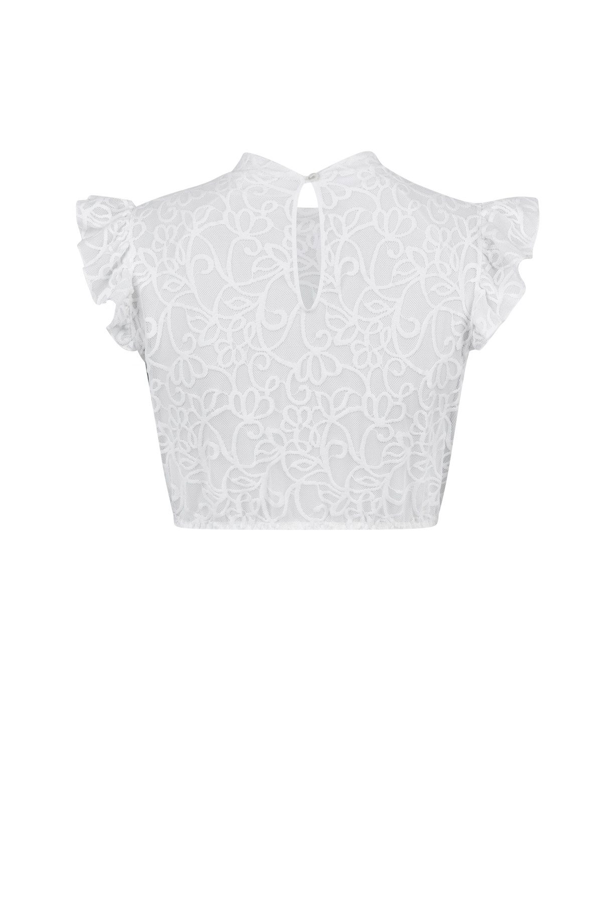 Nina Von C. Dirndlbluse Dirndl-Bluse Chiara, kurzarm - weiss günstig online kaufen