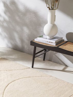 Wollteppich Maroc, benuta, rechteckig, Höhe: 21 mm, Kunstfaser, Berber, Ethno-Style, Wohnzimmer