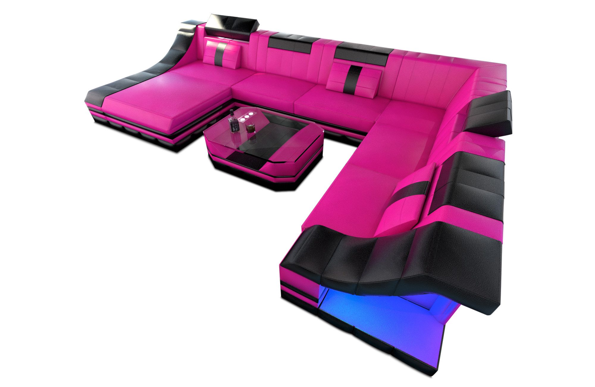 Sofa Dreams Wohnlandschaft Ledercouch Sofa Leder günstig online kaufen